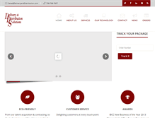 Tablet Screenshot of deliveryanddistribution.com